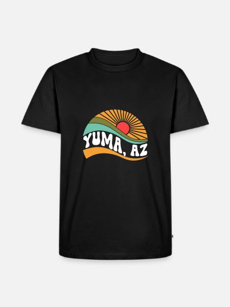Sunset Yuma Arizona Experience - Men's Premium Organic T-Shirt - black