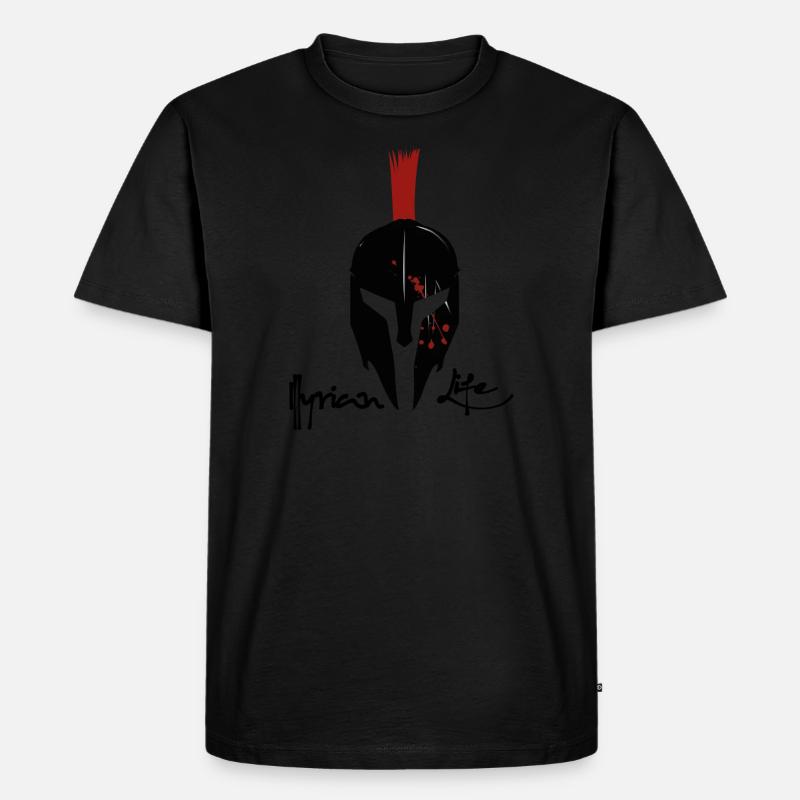 Illyrian Life - Männer Premium Bio T-Shirt - Schwarz