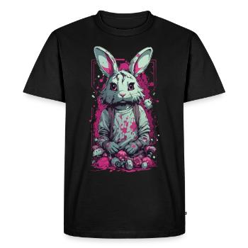 Gothique  horreur éclaboussures Art - T-shirt Premium bio Homme - noir - Devant - Nico (187cm)