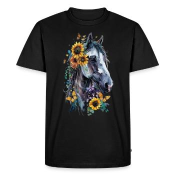 Appaloosa - T-shirt Premium bio Homme - noir - Devant - Nico (187cm)