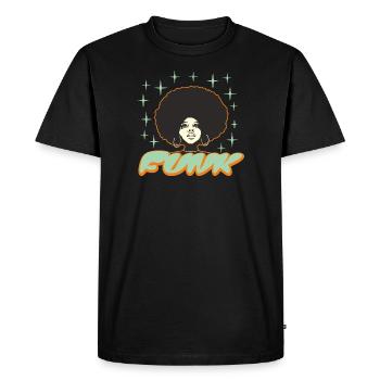 Funk - Queen Style - T-shirt Premium bio Homme - noir - Devant - Nico (187cm)