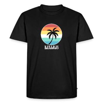 Bahamas - T-shirt Premium bio Homme - noir - Devant - Nico (187cm)