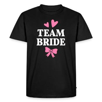 Équipe Bride Hen Party Mariage - T-shirt Premium bio Homme - noir - Devant - Nico (187cm)