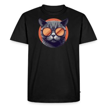 Lunettes de soleil Cat Mietz House Duck - T-shirt Premium bio Homme - noir - Devant - Nico (187cm)