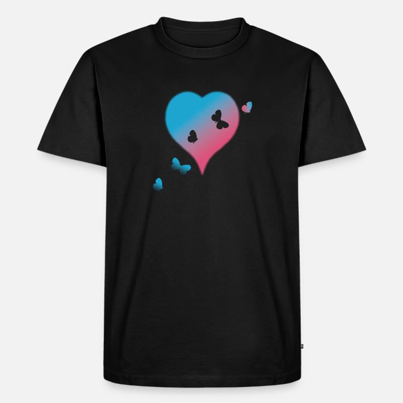 Der Flug der Psyche - Männer Premium Bio T-Shirt - Schwarz