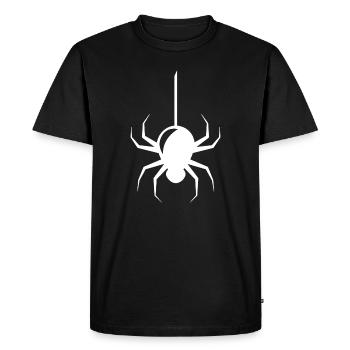 Spider - Men's Premium Organic T-Shirt - black - Front - Nico (187cm)
