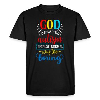 Autisme cadeau Asperger Parents Awareness Fort - T-shirt Premium bio Homme - noir - Devant - Nico (187cm)