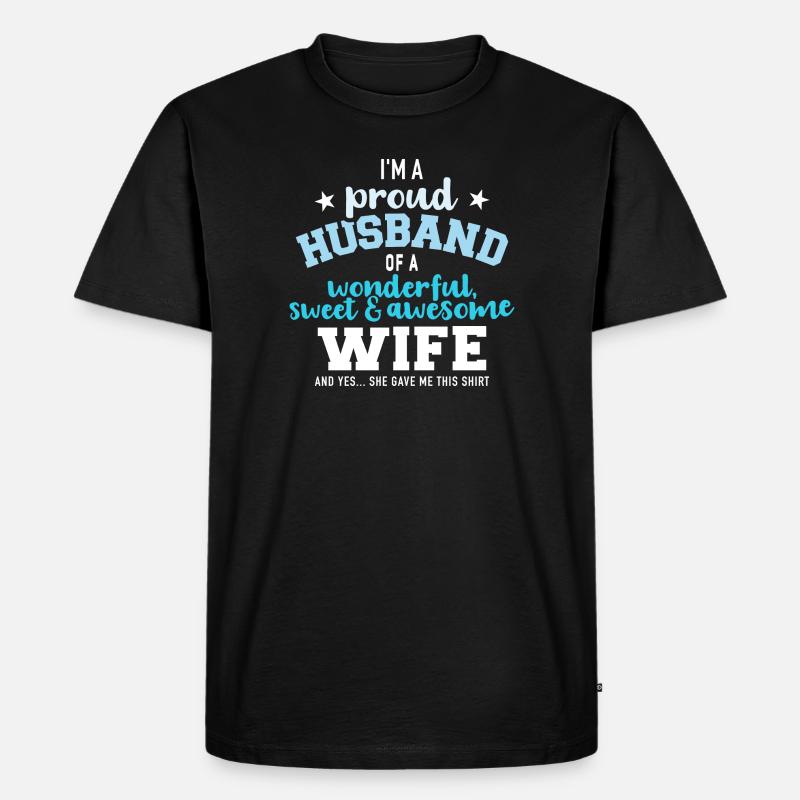 Ehemann - Männer Premium Bio T-Shirt - Schwarz