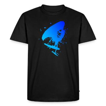 hydroptère wingfoil Men wingsurfen wingsurf - T-shirt Premium bio Homme - noir - Devant - Nico (187cm)