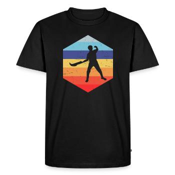 Men's Pelota vasca Pelota Jai Alai Basque Pelota - Men's Premium Organic T-Shirt - black - Front - Nico (187cm)