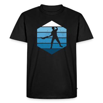 Women Basque Pelota Pelota vasca Pelota Men - Men's Premium Organic T-Shirt - black - Front - Nico (187cm)
