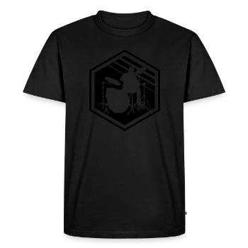 Drummer Drum Kit Batteur pour hommes - T-shirt Premium bio Homme - noir - Devant - Nico (187cm)