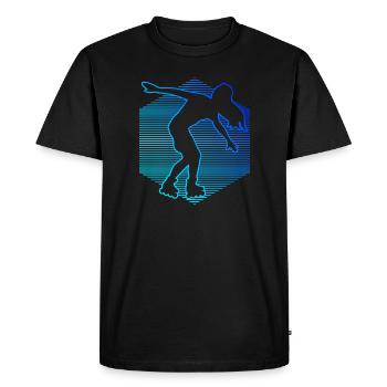 Men's Roller Skates RollerSkate Roller Skate - Men's Premium Organic T-Shirt - black - Front - Nico (187cm)