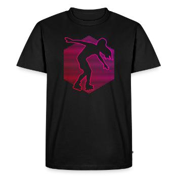 Rollerskaten Roller Skates Rollerskate Roller Skat - T-shirt Premium bio Homme - noir - Devant - Nico (187cm)