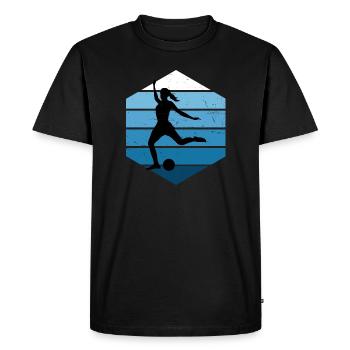 Soccer Men's Women's Soccer Game Soccer Games - Men's Premium Organic T-Shirt - black - Front - Nico (187cm)