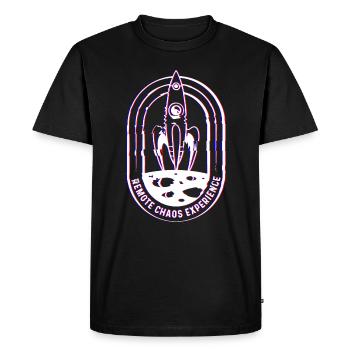 expérience de chaos à distance - CCC Congress Hacker RC3 - T-shirt Premium bio Homme - noir - Devant - Nico (187cm)