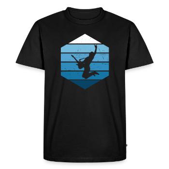 Guitare électrique Femmes Hommes Guitariste Guitariste - T-shirt Premium bio Homme - noir - Devant - Nico (187cm)