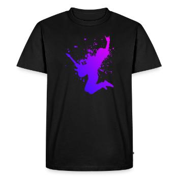 Electric guitar guitar player guitar classical guitar - Men's Premium Organic T-Shirt - black - Front - Nico (187cm)