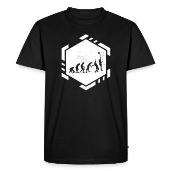 Paddle Tennis Femmes Paddle Court Hommes Paddle Tenn - T-shirt Premium bio Homme - noir - Devant - Nico (187cm)