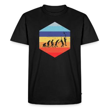 Paddle Paddle Tennis Paddle Court Paddle Tenn Femmes - T-shirt Premium bio Homme - noir - Devant - Nico (187cm)