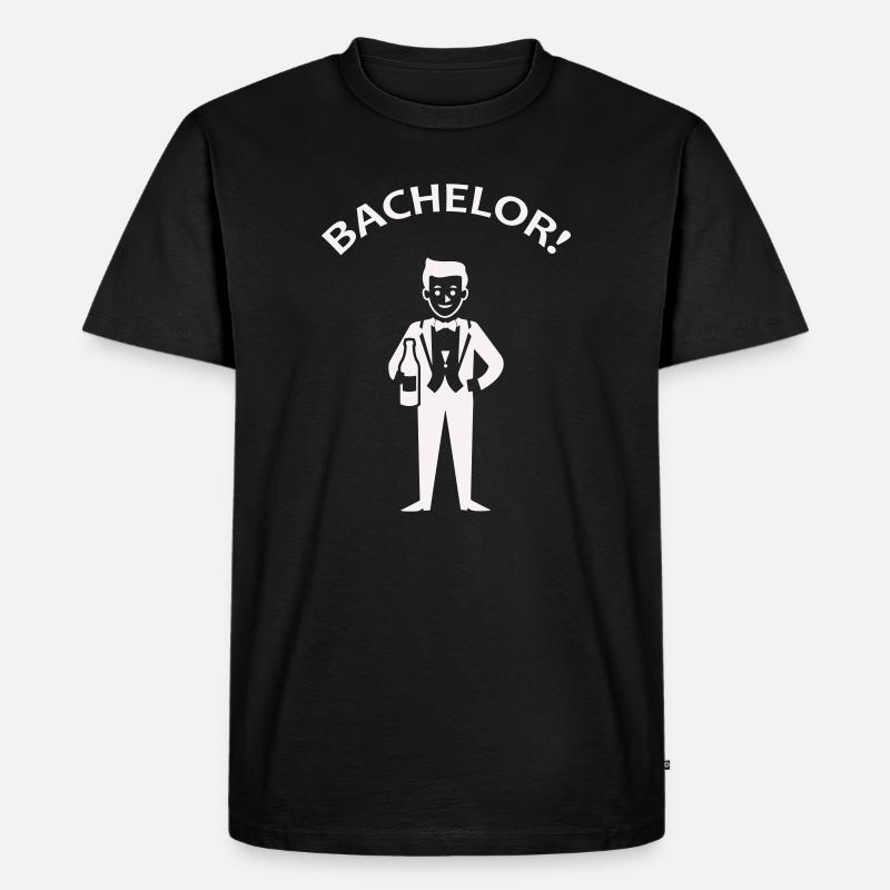 Feierlicher Junggesellenabschied Humor - Männer Premium Bio T-Shirt - Schwarz
