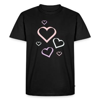 Cadeau pour la fête des mères : Idée de cadeau pour la fête des mères - T-shirt Premium bio Homme - noir - Devant - Nico (187cm)