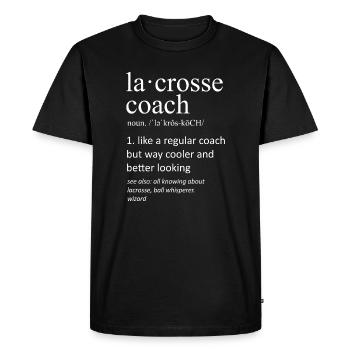 Florida Calling and I Must Go Phone Interface Art - Men's Premium Organic T-Shirt - black - Front - Nico (187cm)