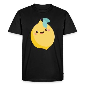citron - T-shirt Premium bio Homme - noir - Devant - Nico (187cm)