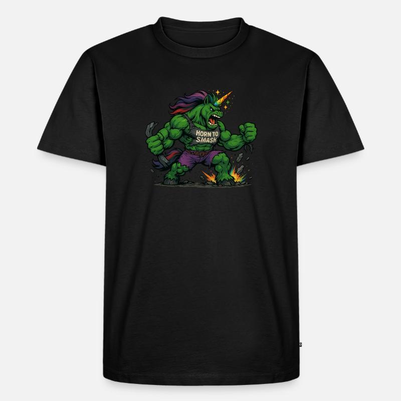 Hulkicorn - Männer Premium Bio T-Shirt - undefined