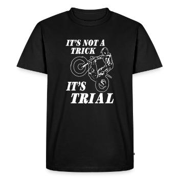 Trial - Trialsport - Moto Trial - Motorcycle Trial - Men's Premium Organic T-Shirt - black - Front - Nico (187cm)