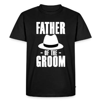 Père du marié 2 - T-shirt Premium bio Homme - noir - Devant - Nico (187cm)