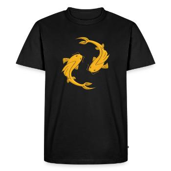 Carpe - T-shirt Premium bio Homme - noir - Devant - Nico (187cm)