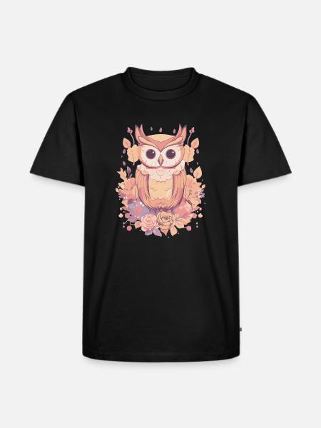 Hibou - T-shirt Premium bio Homme - noir