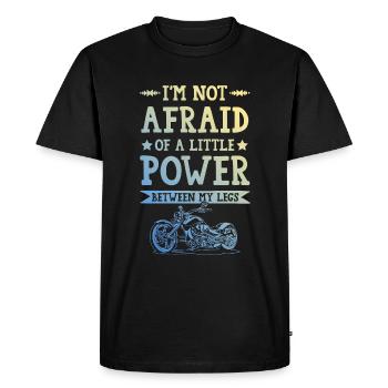 Puissance de la moto - T-shirt Premium bio Homme - noir - Devant - Nico (187cm)