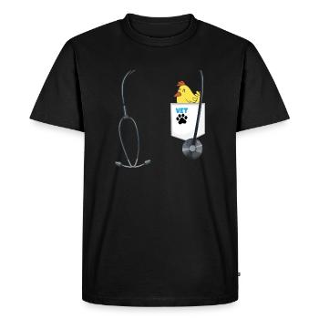 Future Veterinarian Costume School Career Day - Men's Premium Organic T-Shirt - black - Front - Nico (187cm)