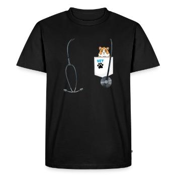 Future Veterinarian Costume School Career Day - Men's Premium Organic T-Shirt - black - Front - Nico (187cm)