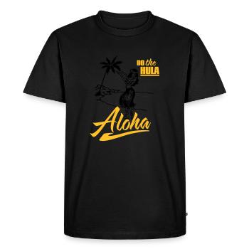 Aloha - T-shirt Premium bio Homme - noir - Devant - Nico (187cm)
