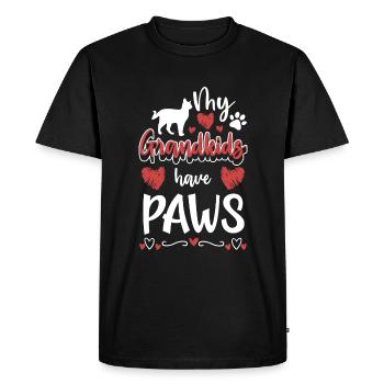 Chaton Chat de compagnie Chat sauvage - T-shirt Premium bio Homme - noir - Devant - Nico (187cm)