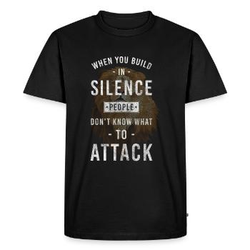 King Force Majestic Hunter - T-shirt Premium bio Homme - noir - Devant - Nico (187cm)