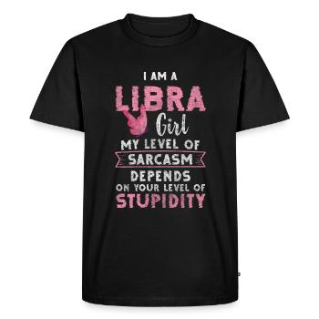 Zodiac sign Constellation Astrology Star - Men's Premium Organic T-Shirt - black - Front - Nico (187cm)