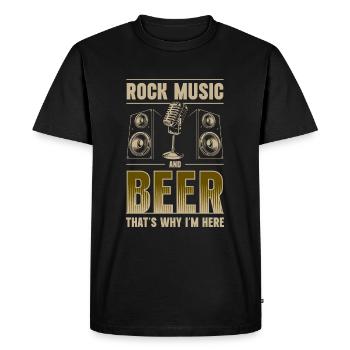 Musiciens de groupe de musique Genre musical - T-shirt Premium bio Homme - noir - Devant - Nico (187cm)