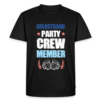 Équipe de fête Golden Sands - T-shirt Premium bio Homme - noir - Devant - Nico (187cm)
