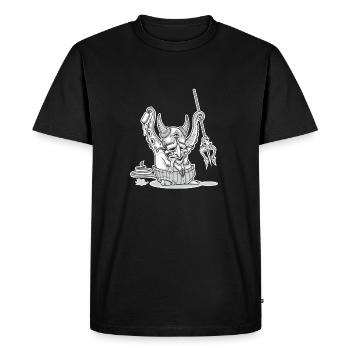 cool devil - T-shirt Premium bio Homme - noir - Devant - Nico (187cm)