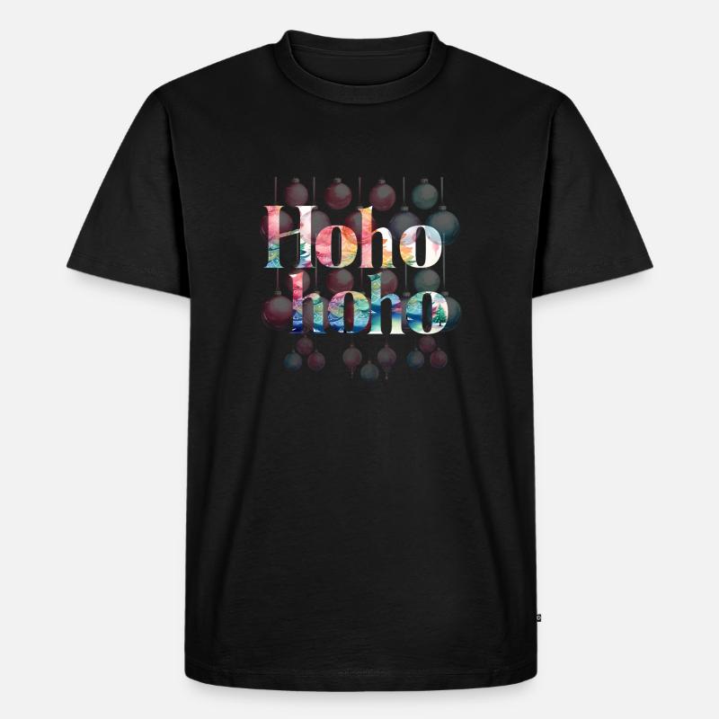Merry Christmas - Männer Premium Bio T-Shirt - Schwarz