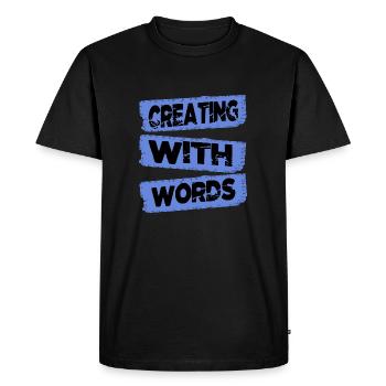 writing tips birthday present authorship - Men's Premium Organic T-Shirt - black - Front - Nico (187cm)