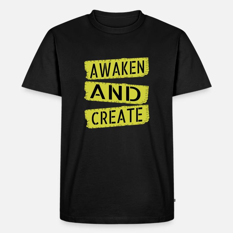 gift idea enlightenment quotes - Männer Premium Bio T-Shirt - Schwarz