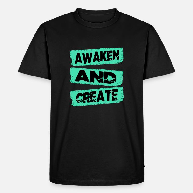 continuous innovation enlightenment - Männer Premium Bio T-Shirt - Schwarz