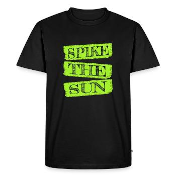 Ballon de volley-ball de plage Radiant Sunshine - T-shirt Premium bio Homme - noir - Devant - Nico (187cm)