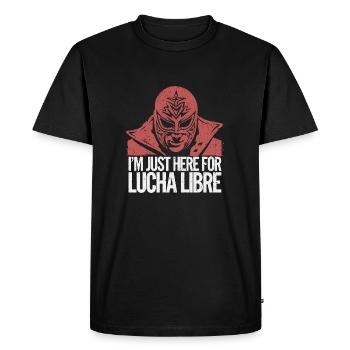 Pour les vrais fans de lutte - T-shirt Premium bio Homme - noir - Devant - Nico (187cm)
