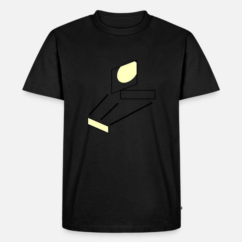 Creative - Männer Premium Bio T-Shirt - Schwarz